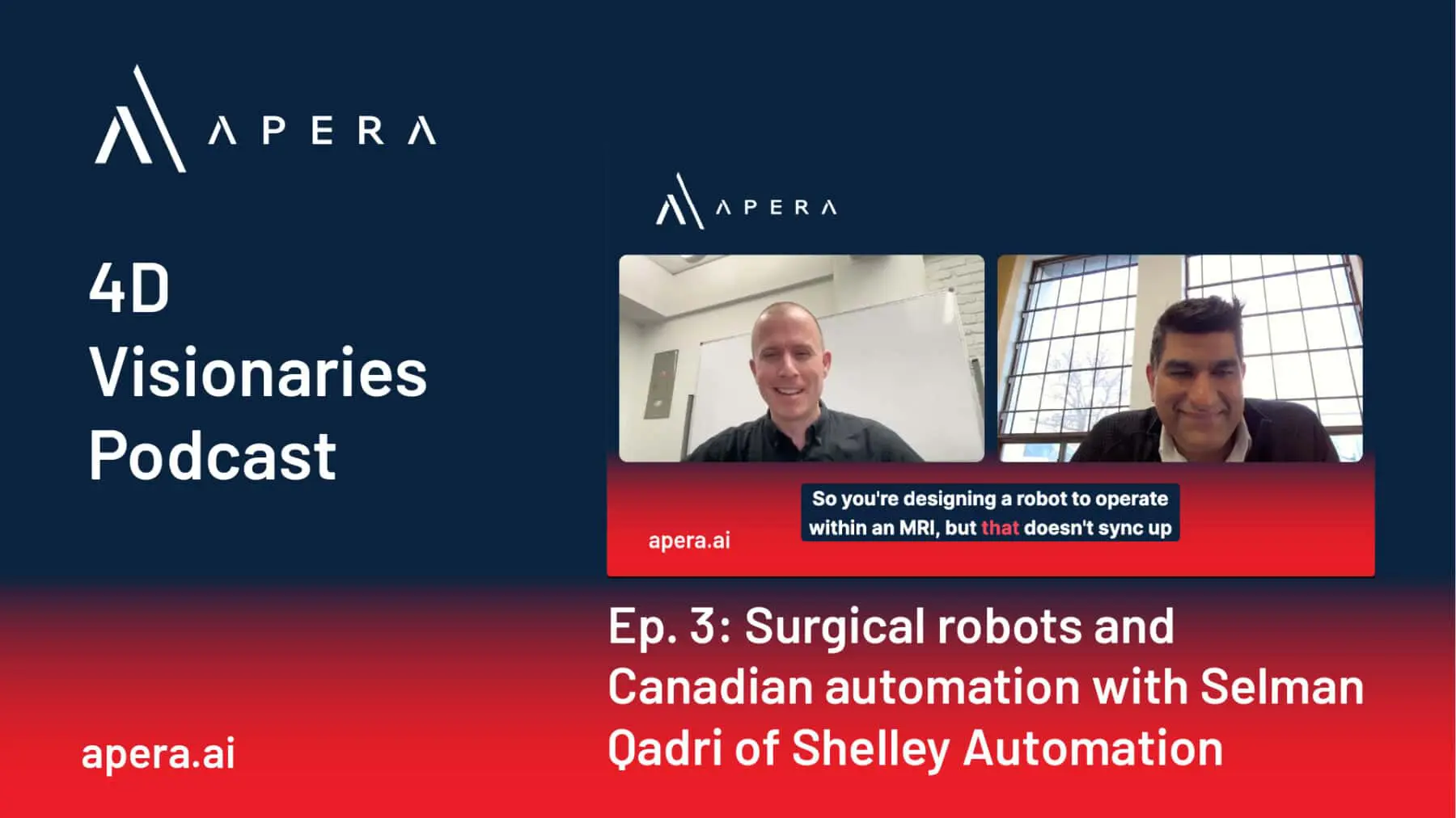 Selman Qadri appears on 4D Visionaries and discusses surgical robots within MRIs and the diverse Canadian automation landscape.