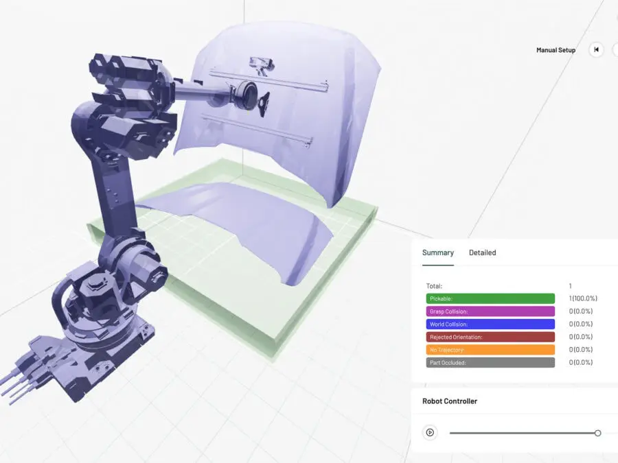 Forge Lab combines AI-powered vision training with powerful simulation tools to make vision-guided robotics easier to use.